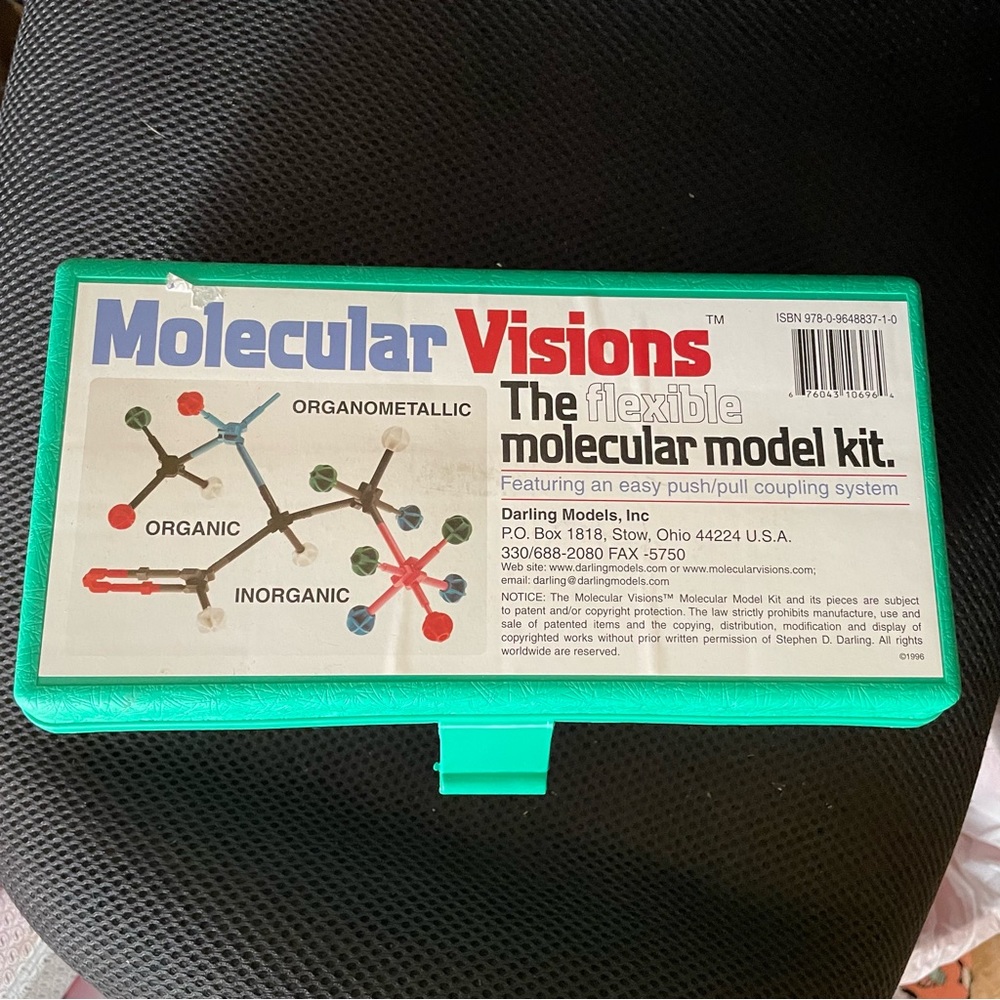 Organic Chemistry Molecular Modeling Kit